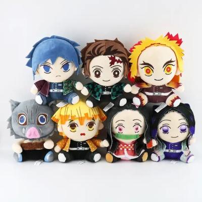 China 20CM Multifunctional Demon Slayer Plush Kimetsu Doll No Yaiba Tanjiro Kamado Plush Toys For Popular Gifts for sale