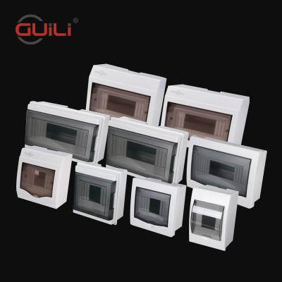 China indoor boxili switch distribution box lie optical outdoor plastic type B 6-10 way metal price boxes for sale