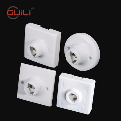 China Screw Porcelain Lamp Holder 86 E 27 Screw Mount Pendent Light Socket for sale