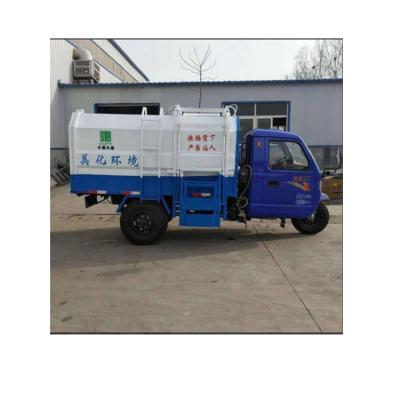 China Farms China Electric Waste Transport Truck Tricycle Side Self Loading Mobile Garbage Collection Vehicle for sale