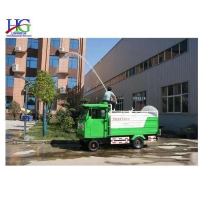 China Electric Disinfection Sprinkler for Dust Control and Irrigation Electric Four-Wheel Road Sprinkling Dust Truck for sale