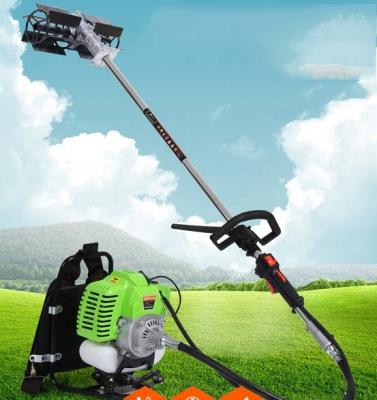 China Building Material Shops Mini Gasoline Power Multifunctional Power Weeding Machine Backpack Grass Spader for sale