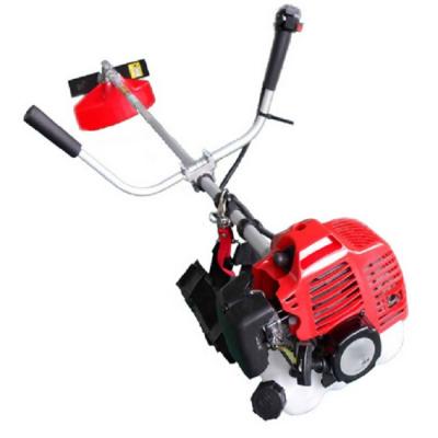 China 2-Stroke Shoulder Back Grass Trimmer Anti-vibration Hand Push Brush Cutter for sale