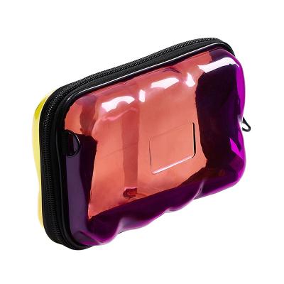 China New Fashion Mini Luggage Bag Single Shoulder Bag PC Hard Shell Travel Makeup Bag for sale