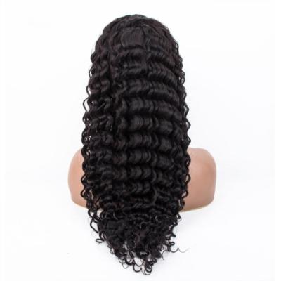 China 13*4 Silky Straight Brazilian Highlight Wig Deep Wave Wave Pre-Plucked Virgin Hair Deep Wave Lace Front Wigs For White And Black Women for sale