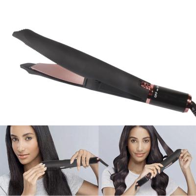 China Unique 2 In 1 Hair Straightener With Teeth Au Best Temperature Adjustment With 60w 240v 120v Electric Heating Element 220v Professional Ceramic Hair Straightener 110v for sale