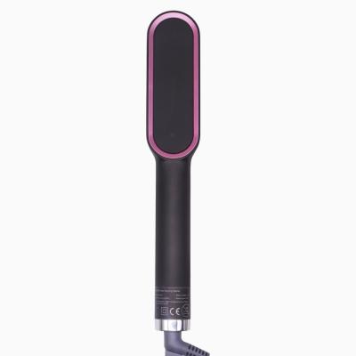 China Stylish Hair Straightener Premium Electric Personal Care Styling Tools Hot Air Comb Brush Ionic Straightener for sale