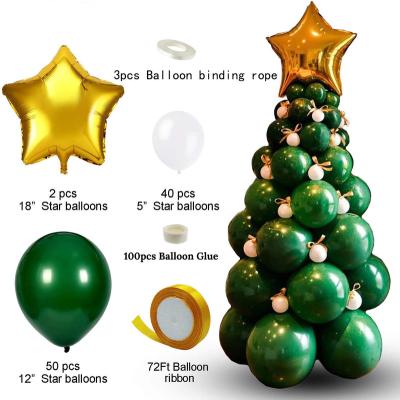 China Amazon Christmas Decorations Christmas Balloon Set Hot Selling Christmas Balloon Tree Decoration for sale