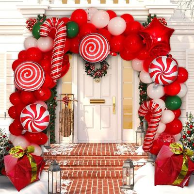 China New Arrival Christmas Balloon Arch Garland Decoration Christmas Balloon Set Christmas Decorations for sale