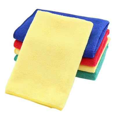 China Black Microfiber Disposable Car Wash Cheap Cloth Auto Detailing Water Absorbed Cleaning Towel for sale