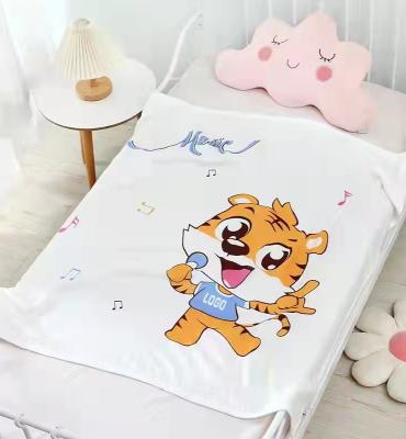 China Luxury QUICK DRY 100% Bamboo Antimicrobial Blanket Fiber Super High Quality Cartoon Designs Baby Wrap Covering for sale