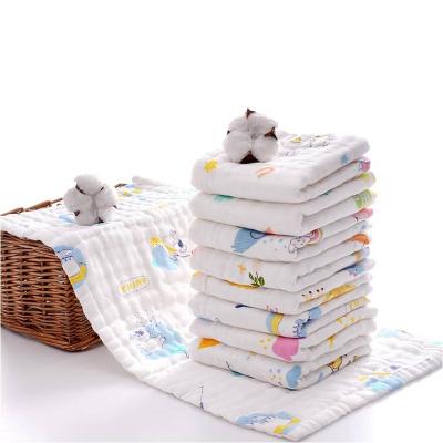 China New Design Embroidery Compressed Cotton Walmart Bamboo Muslin Bulk Baby Towel and Washcloths for sale