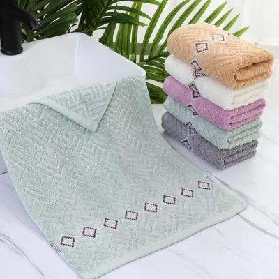 China New Arrival Eco-friendly Hotel Towels 100%bamboo Rectangle Laundry Home Eco-friendly Bamboo Fiber Hand Towel for sale