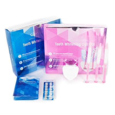 China Professional Home Office Private Label Clinic Salon Radio Led Mini Light Whitening Kit For Whiten Teeth for sale