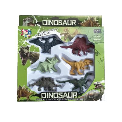 China Educational Kids Toys Educational Children Toys Model Safety Funny Mini Plastic Toy Dinosaur Colorful Costume Dinosaur World Designs for sale