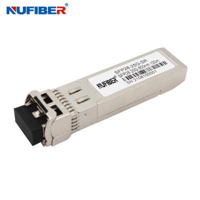 China Optische de Zendontvangermodule Multimode Duplexlc 850nm 100M van SFP28 25G Te koop