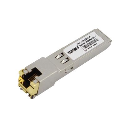 China Gigabit Copper 1.25G Electrical RJ45 SFP Module 100m Compatible With Cisco for sale