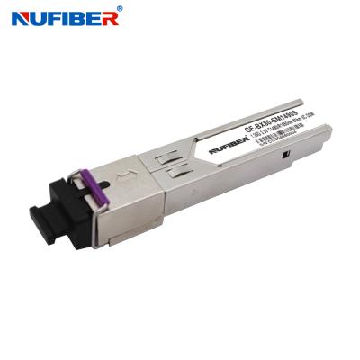 Chine Long module 1490/1550nm, émetteur-récepteur optique de la portée 1.25G SFP de fibre de Sc SFP de 80km à vendre