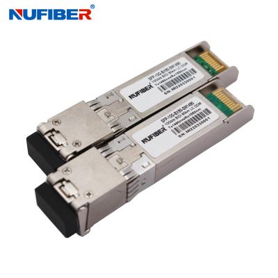 China 80km Single Mode 10G SFP+ Module , 1490 / 1550nm 10G SFP Fiber Module for sale