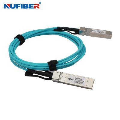 China Active Optical Cable 10Gbps SFP+ to 10G SFP+ AOC OM3 Fiber Optical Cable for Data Center for sale