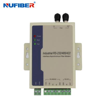 Китай Fiber Modem RS485/422/232 to Fiber Extender Serial to Fiber Optic Converter Duplex ST SM 20km DC24V Power Supply продается