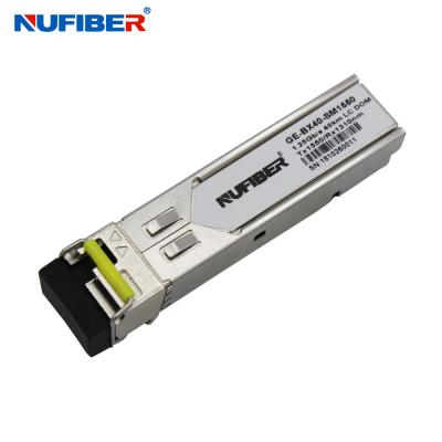 China 1.25G SFP Transceiver with Single LC Connector and Digital Diagnostics for Easy Installation and Maintenance for sale