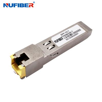 China 10/100/1000BASE-T Cobre SFP Transceptor Módulo RJ45 100m à venda