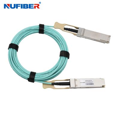 China QSFP28-100G-AxM Aoc Aktivoptisches Kabel Niedriger Stromverbrauch Für Cisco Huawei zu verkaufen