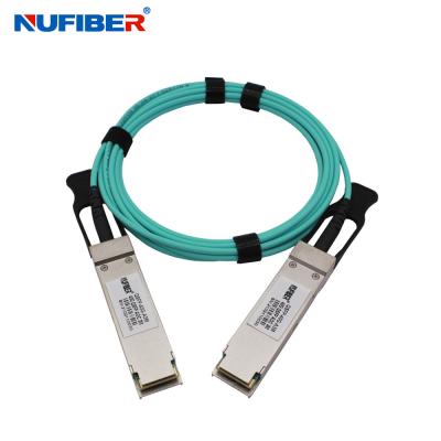 China QSFP-QSFP-AxM Data Center 40G QSFP+ Actieve optische kabel 5M 10M Te koop