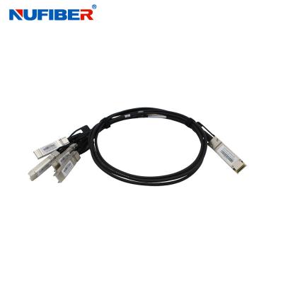 China High Speed Copper cable 40G QSFP+/4x10g SFP+ SFP DAC Direct Attach Cable for sale