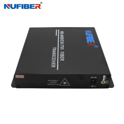 China Coaxiale glasvezel videoconverter Multiplexers CCTV 2BNC met ijzeren behuizing materiaal Glasvezel videoconverter Te koop