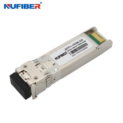 China 10GBASE-SR SFP+ 850nm 300m DOM Transceiver Compatible Cisco 10G SFP+ Transceiver for sale