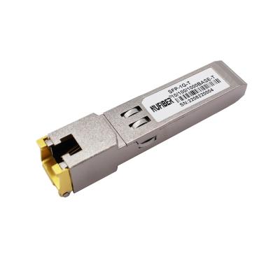 China OEM Factory Supply 10/100/1000Mbps RJ45 Copper Module Transceiver 100m for sale