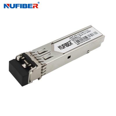 China 155Mb/s SFP Transceiver Multi Mode dual fiber 2km 850nm LC DDM for sale