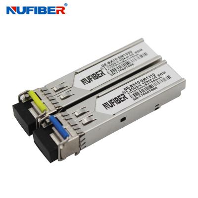 China Simplex LC 1.25G Sfp Transceiver Single Mode , Sfp Module 1310nm 1550nm for sale