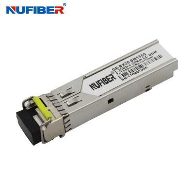 China SFP-2.5G-LX80-SM1550 1550nm 2.5 G Sfp Transceptor Sfp 80km Módulo Sfp de Fibra Dupla à venda