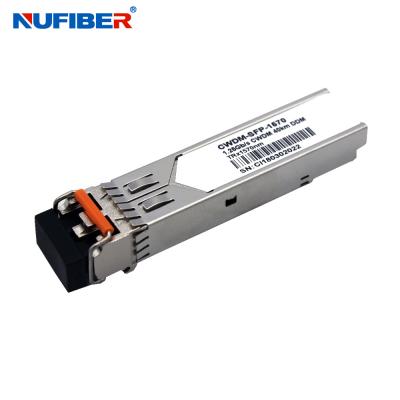 China Zendontvanger 160km van CWDM 1.25G SFP de Duplexsfp Lc Module van 1470nm 1610nm Te koop