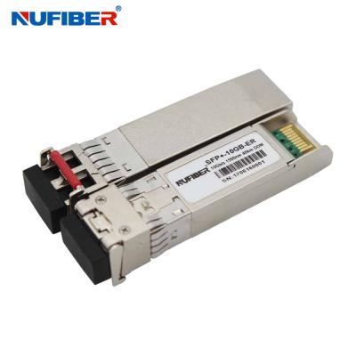 China Fibra dupla 40km Singlemode 1550nm LC DDM do transceptor de SFP-10G-ER 10G SFP+ à venda