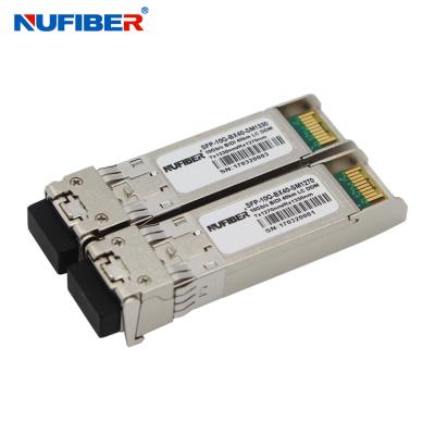 China Singlemode 60km 10g Sfp+ Module SFP-10G-BX60-SM1270 OEM ODM for sale