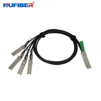 China QSFP+ aan hoge snelheid 1M15M van 4xSFP+ 40g Dac Cable voor Vezelkanaal Te koop