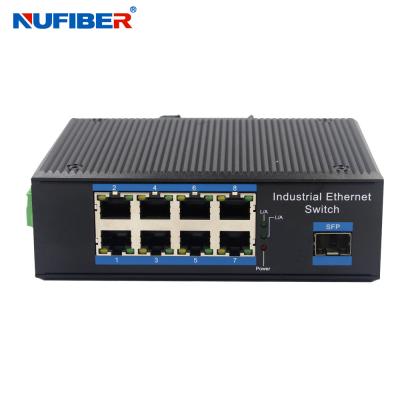 중국 Aluminum Alloy 8 Port Poe Ethernet Switch For Security System 판매용