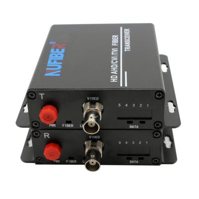 China 1BNC Optical Audio Converter , AHD TVI 1080p Video Transmitter for sale