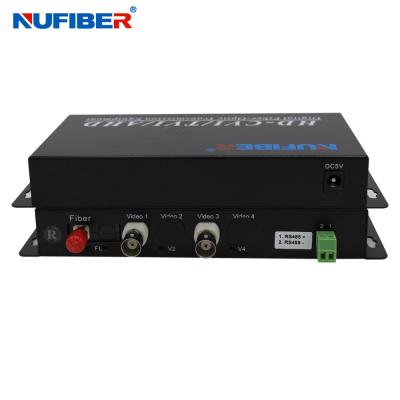 China HD 1080P Fiber Video Converter 1BNC 1 Audio 1 Fiber ROHS Approved for sale