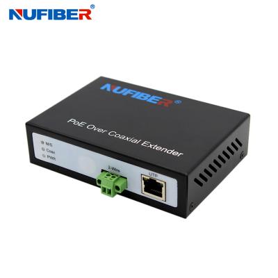 China POE Functie Ethernet over Coaxiale Vergroting, 2 Draad Lan Extender Te koop