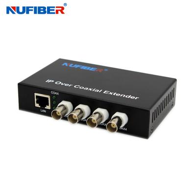 China 4 BNC Port 1 RJ45 Ethernet Coax Extender 2km Superior Isolation for sale