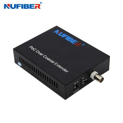 China POC POE Ethernet Over Coaxial Converter 900M 1 BNC Port 1 RJ45 Port High Data Rate for sale