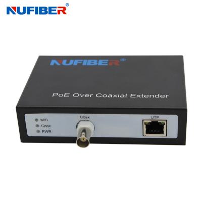 China POC Ethernet Over Coaxial Converter 1BNC Port 1 RJ45 Port for sale