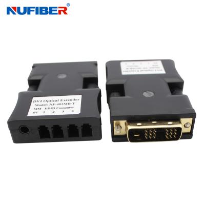 China EDID SM 4core LC Dvi To Fiber Optic Converter 1000 Meters Distance for sale