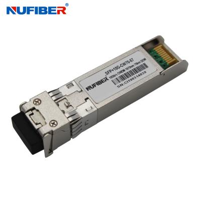 China LC frente e verso 10g Sfp+ Cwdm Transeiver 1470nm 1550nm RoHS complacente à venda