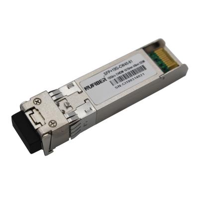 China modo 40km 1270nm 1610nm do transceptor de 10G SFP+ Cwdm único à venda